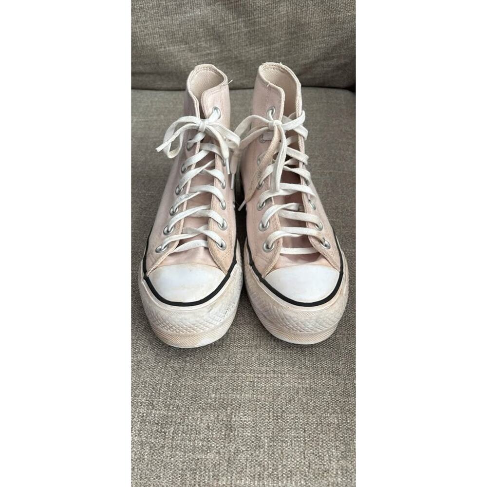 Light Pink Converse Chuck Taylor All Star high top shoes size 5 Ladies